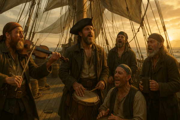 Musik, Minuman, dan Kehidupan di Kapal Bajak Laut Abad ke-17 bajak laut
